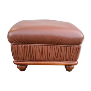 Pouf en skaï