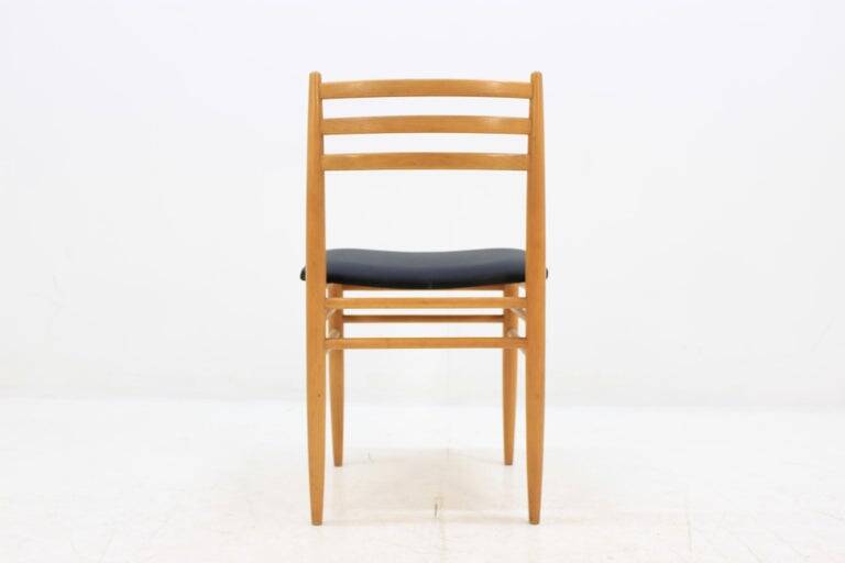 Set of Four Midcentury Dining Chairs, Scandinavian Design, 1970s