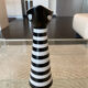 Vase Chat vintage 1960 de Janos Torok pour Zsolnay