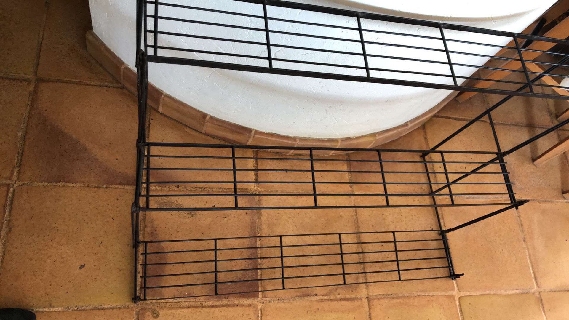 Ancient iron planter