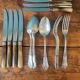 Gabriel Gay cutlery in silver metal with knives