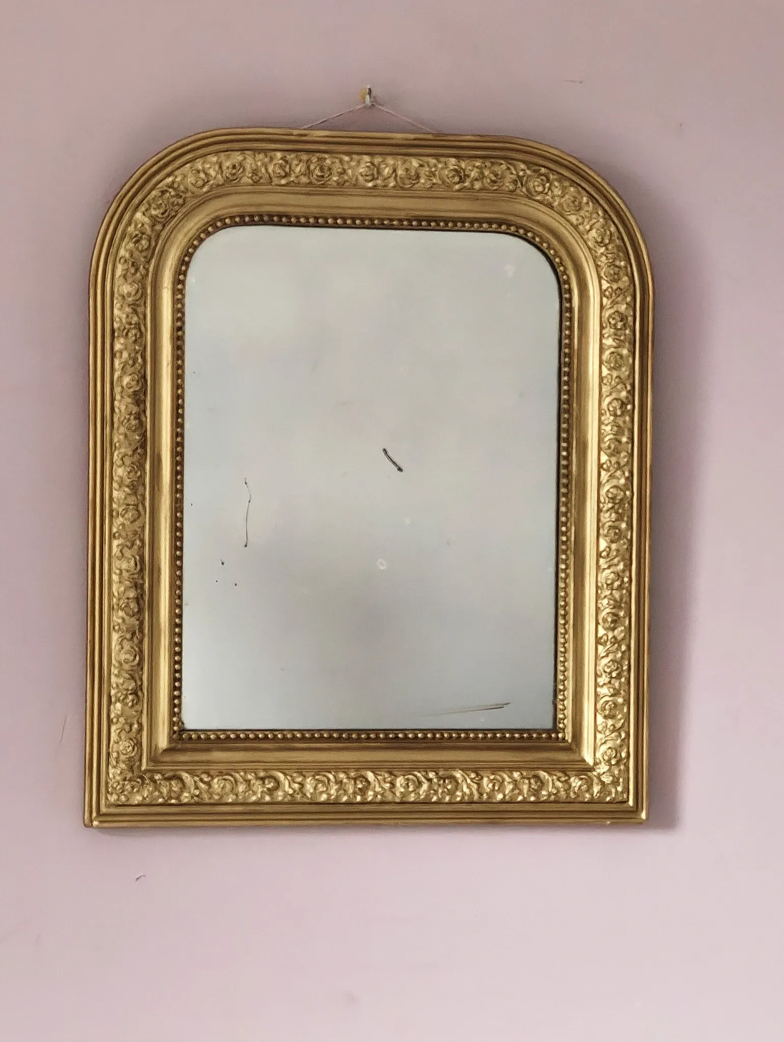 Louis Philippe mirror with ornate frame