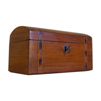 Jewelry box, rosewood, Louis Philippe era, nineteenth century