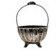 Bol à sucre en argent Art Déco, années 1950