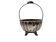 Bol à sucre en argent Art Déco, années 1950