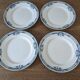4 Lily Longchamp dinner plates