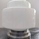 Vintage Skyscraper ceiling light, opaline glass table lamp, Bauhaus.