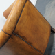 Club armchair in leather color cognac Netherlands