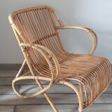 Rattan armchair