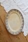Antique oval serving dish, ironstone Creil & Montereau - Tolga model
