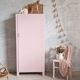 Armoirette rose velours