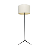 Tripod floor lamp 50s black metal