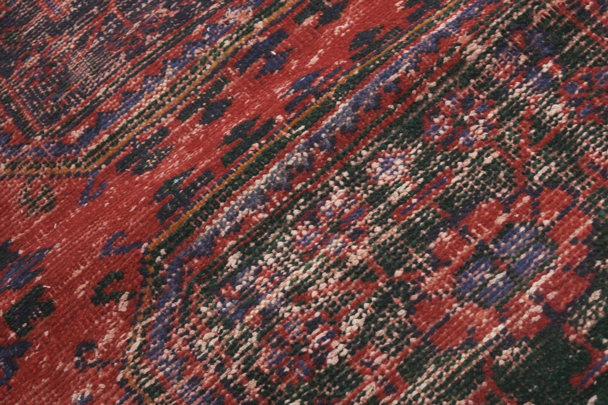 Vintage Turkish hallway rug 80x645 cm