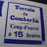 "Rugby Match" poster - City of Langon - 1930s