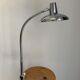 Vintage lamp 1960 industrial desk chrome vice - 60 cm