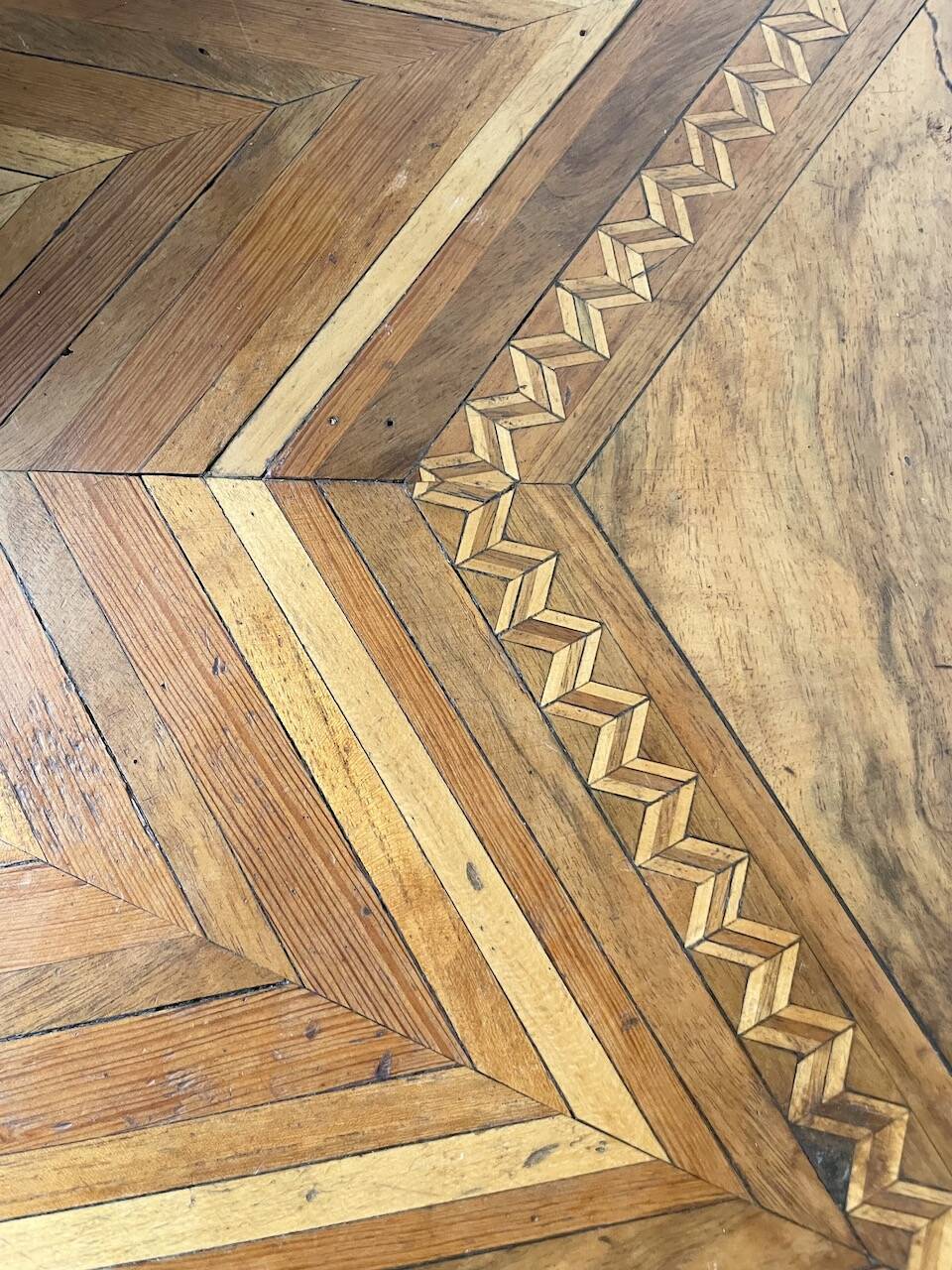 19th century inlaid side table