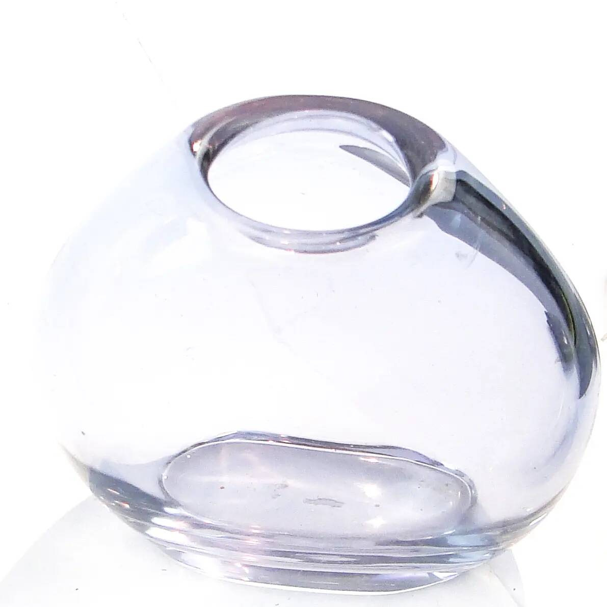 Carafe, mid-century modern, alexandrite glass, Czechoslovakia, 1950s