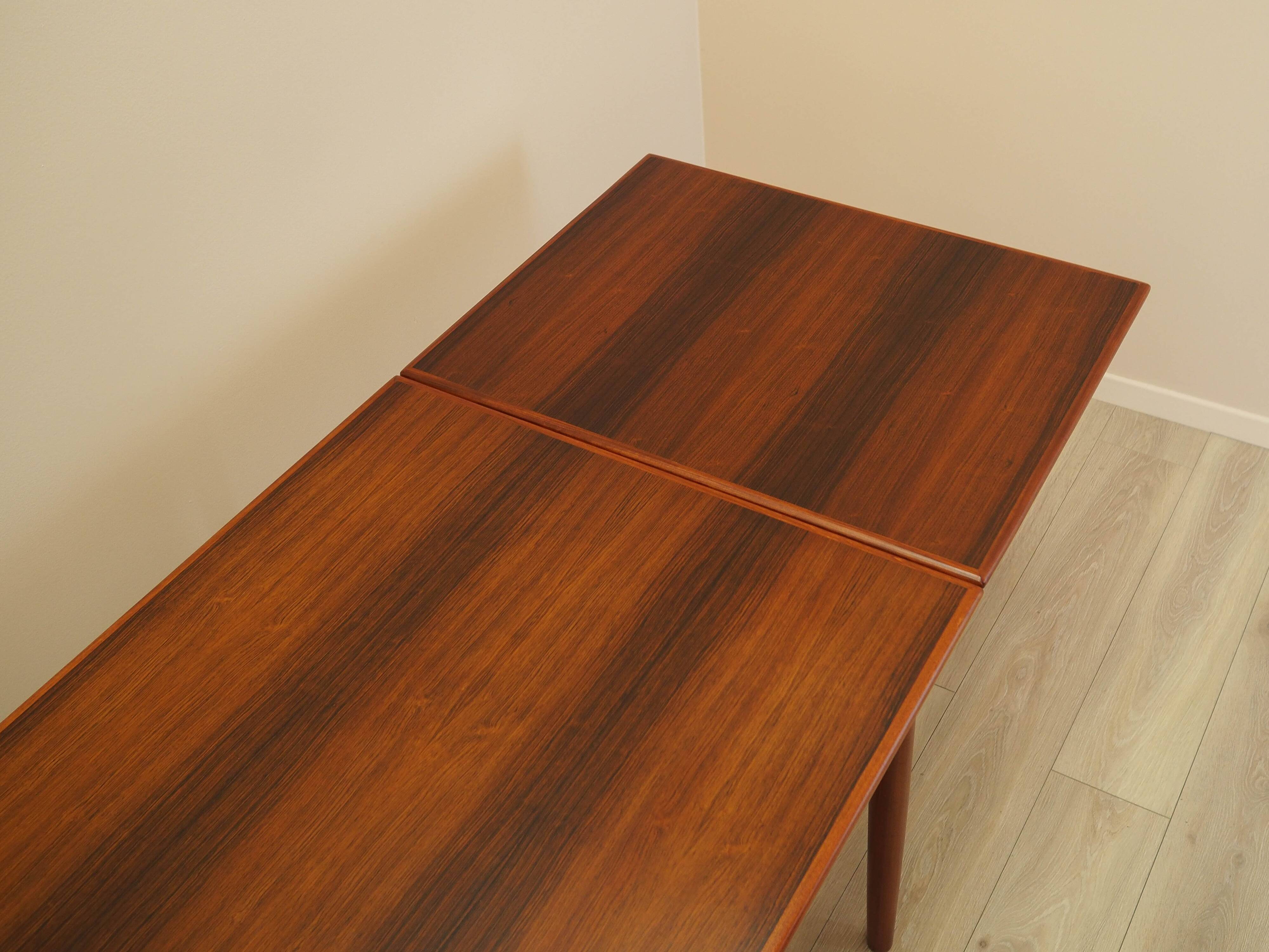 Rosewood table, Danish design, 1970s, made in Denmark