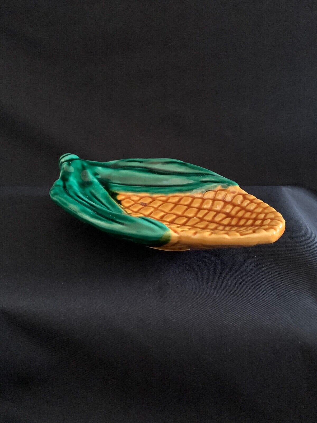 Trinket bowl in the shape of corn cobs signed Vallauris
