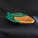 Trinket bowl in the shape of corn cobs signed Vallauris