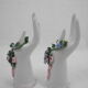 Pair of vintage ring holders ring holders stand shabby decor