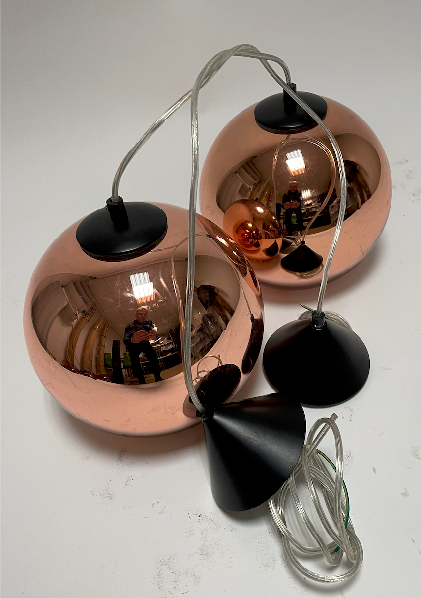 Suspenions Tom Dixon Copper round 25 cm