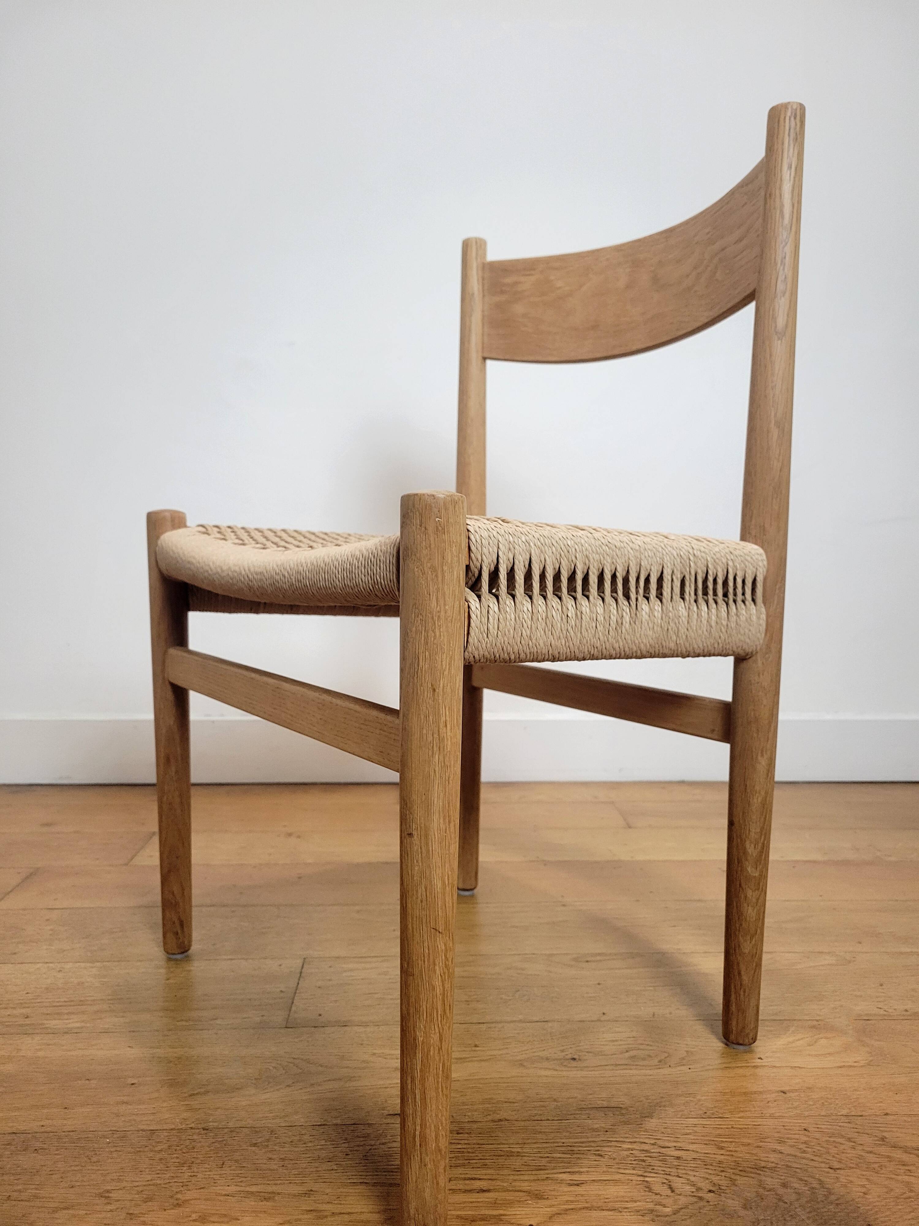 Set of 6 chairs by Hans J. Wegner for Carl Hansen & Søn, 1960