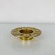 Vintage gold brass candle holder