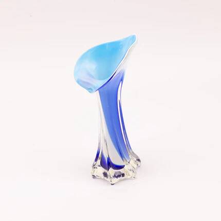 Vintage green Murano glass vase - 1960s
