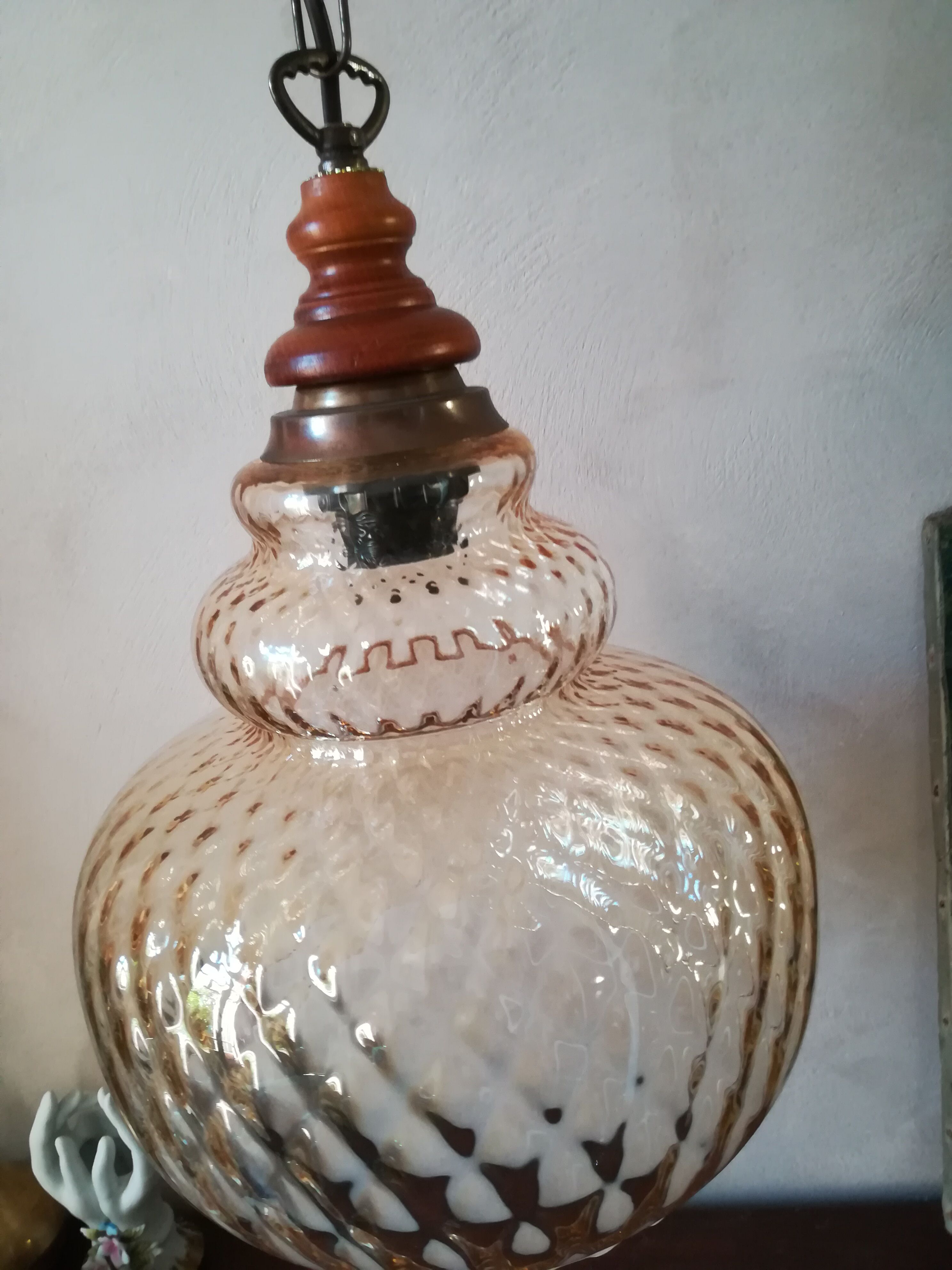 Suspension en verre empoli