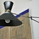 Applique diabolo de Roger Mathieu pour Lunel avec double éclairage