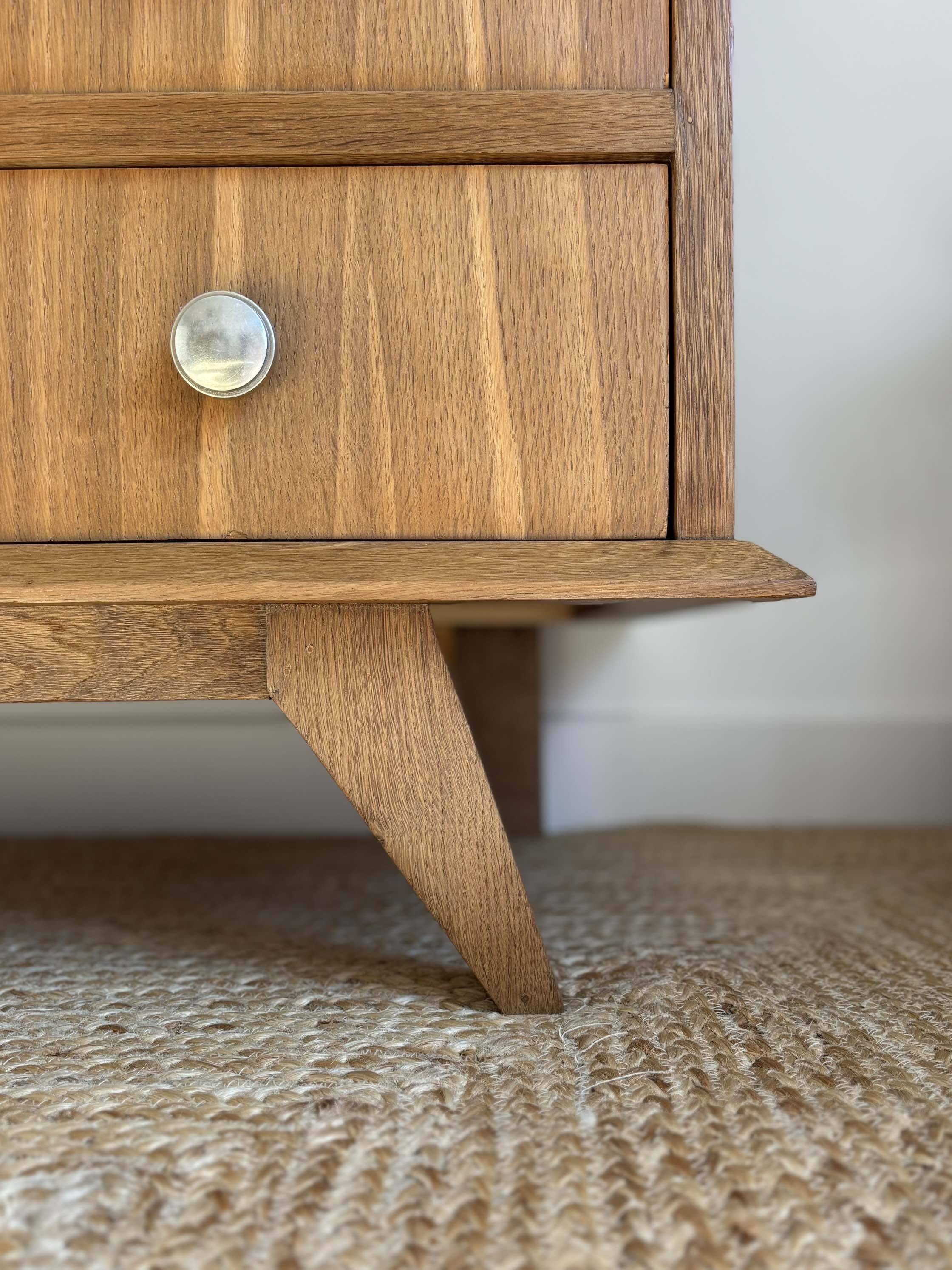 Vintage Scandinavian design commode from the 1950s.