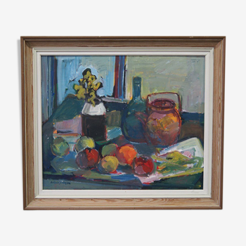 Modernist Still Life by Arthur Y. Nilsson, 1960s