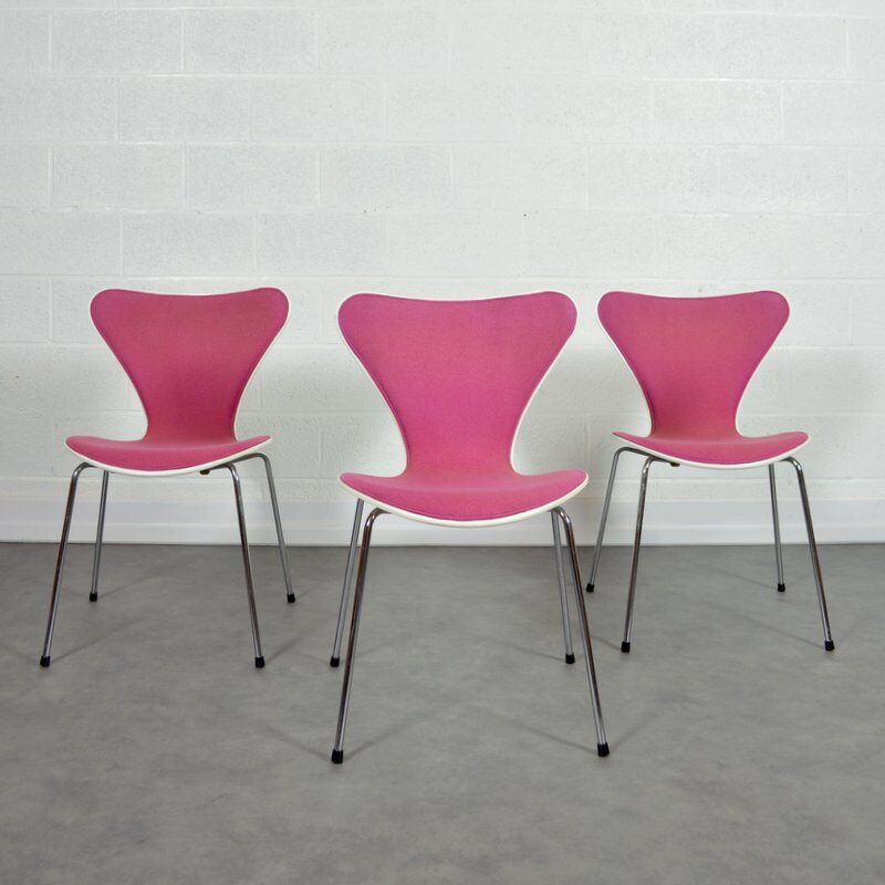 Chaise Arne Jacobsen pour Fritz Hansen 1991 vintage