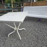 Iron garden table