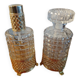 Set of two perfume bottles