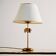 Gold-painted table lamp