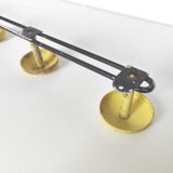 Workshop coat rack 4 metal hooks