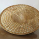Asian braided wicker hat 70s