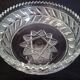 Centerpiece (or fruit bowl) on a cut crystal stand