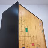 Vintage Wood Wardrobe, 1960s