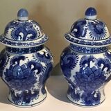 Pair of covered pots