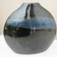 Enamelled ceramic design lens vase, 70s, Benoit Montreau Pour Virebent