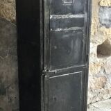 Riveted cloakroom converted into storage cabinet - early twentieth century