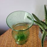 Biot bubble glass candle holder