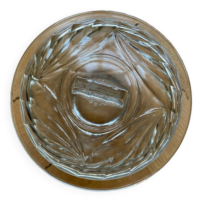 Sucrier art déco verre moulé