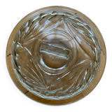 Art Deco molded glass sugar bowl