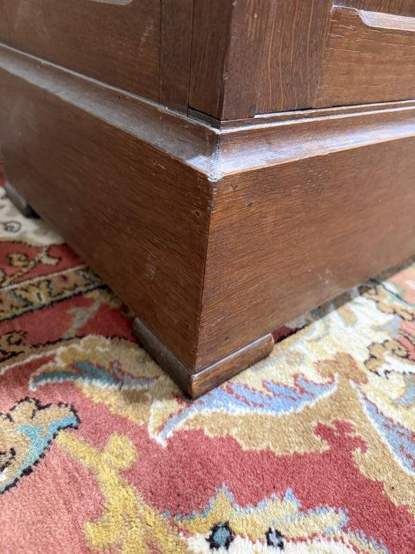 Armoire formant cartonnier en chêne massif 1900