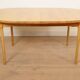 Vintage oval dining table | Oak | Extendable