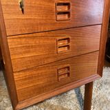 Double-sided teak desk by Arne Vodder, 1960